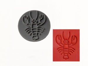 Lobster  Round Soap Stamp