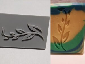 Leafy Vine Soap Stamp, 3"x2"