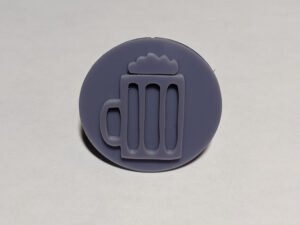 Beer Mug  Round Soap Stamp