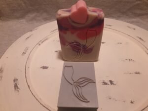 Mermaid Tail Soap Stamp, 3"x2"