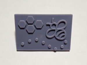 Flying Honey Bee Soap Stamp, 3"x2"