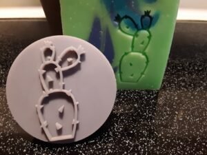 Cactus  Round Soap Stamp