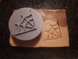 Cobweb  Round Soap Stamp