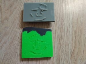 Frankenstein's Monster Soap Stamp, 3"x2"