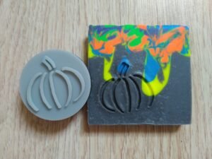 Pumpkin  Round Soap Stamp