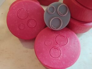 Bubbles  Round Soap Stamp