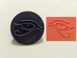 Eye of Horus  Round Soap Stamp