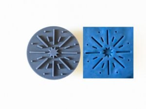 Firework, Explosion  Round Soap Stamp