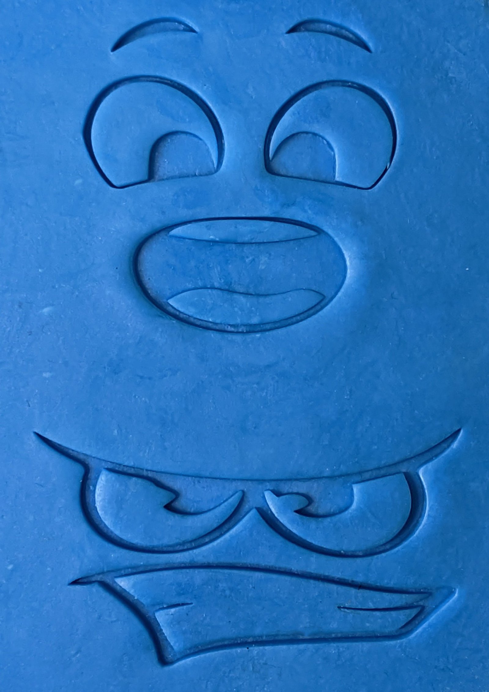 Facial Expression Emote Soap Stamp, 3″x2″ Facial Expression Emote Soap Stamp, 3"x2" - Image 8