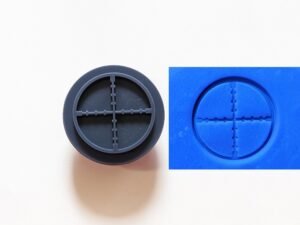 Crosshairs Round Soap Stamp Crosshairs Round Soap Stamp