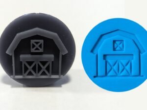 Barn  Round Soap Stamp