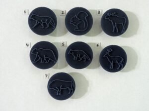 Woodland Creature  Round Soap Stamp