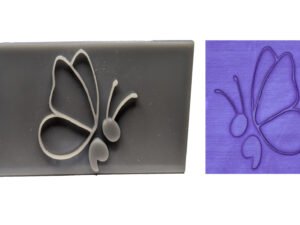 Semicolon Butterfly Stamp, Life Hope, 3"x2"