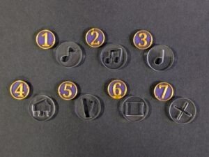 Music, Soap Extruder Discs, 18mm to 57mm